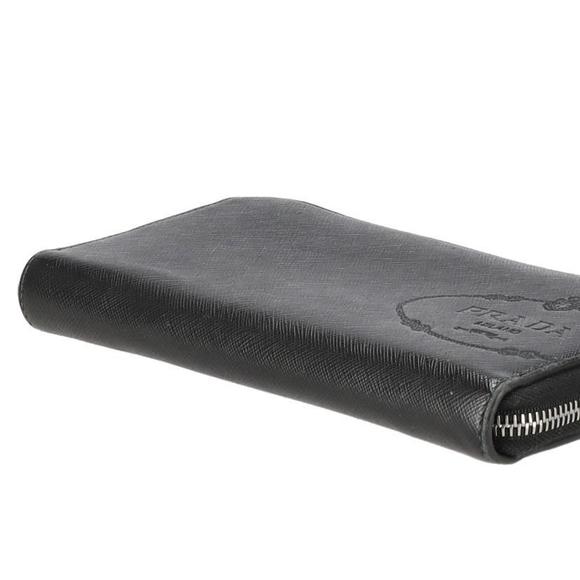 PRADA Saffiano Round Zip Wallet - Picture 3 of 8